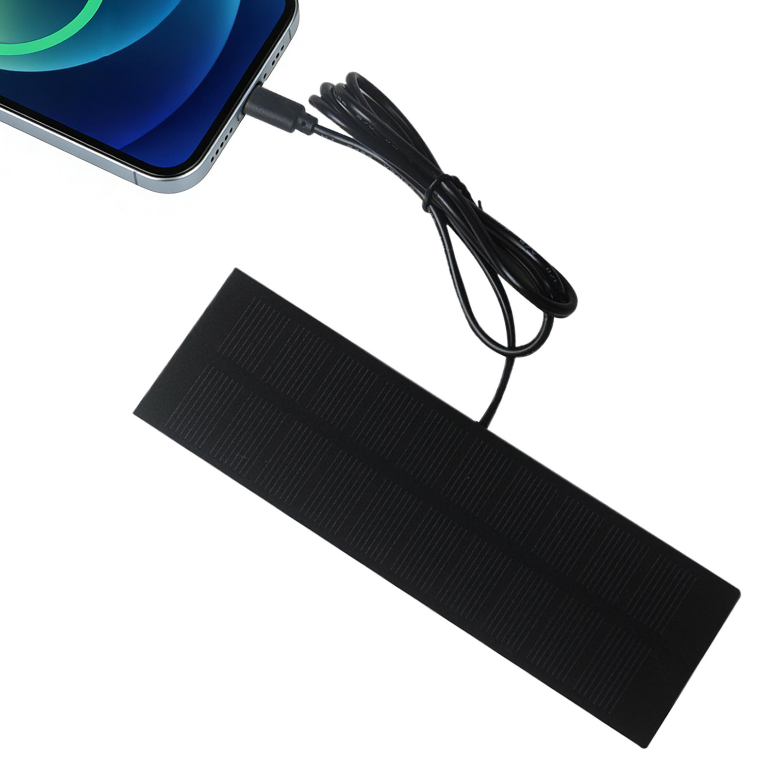Solar Emergency Charger - 5W 5V Tragbares Solarpanel USB-Solarladegerät für